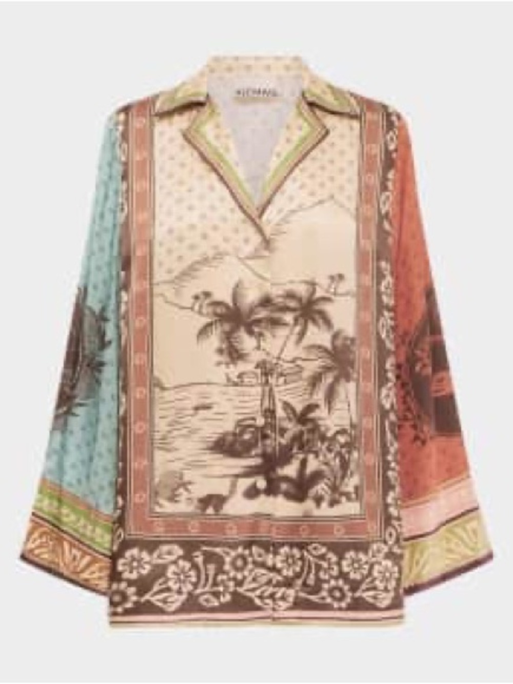 ALEMAIS SILK SHIRT AND BOTTOMS - Picture 7 of 7